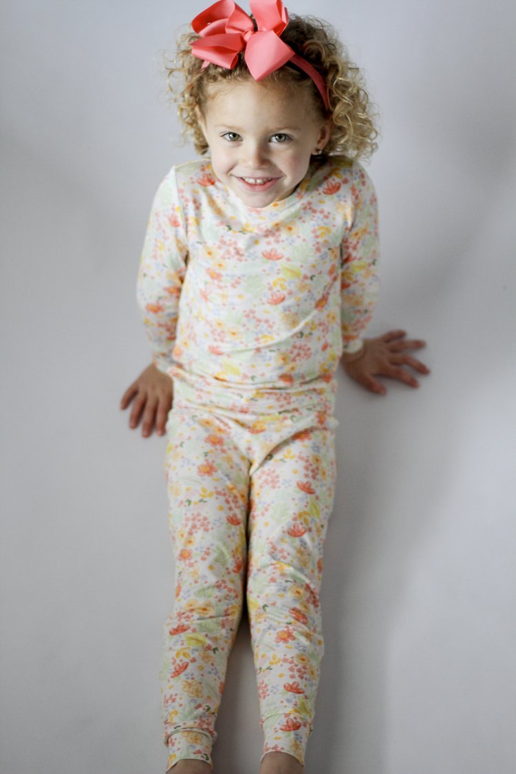 My First Flower:bamboo Pajamas – Soft, Breathable & Adorable