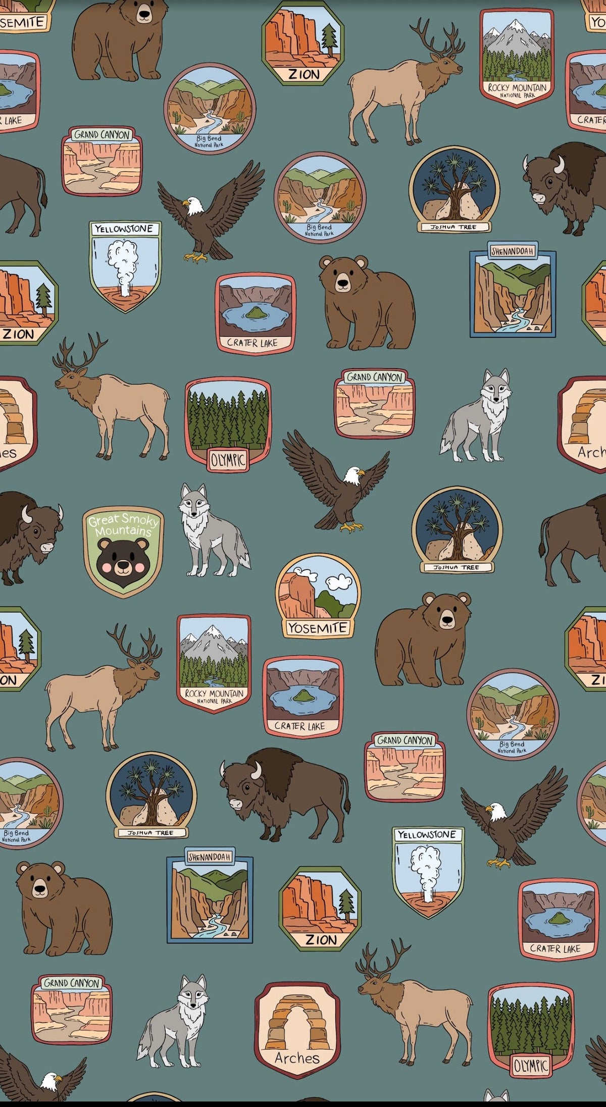 National Parks Adventure Adult Bamboo Blanket – Reversible 85x65 | 2.0 Tog