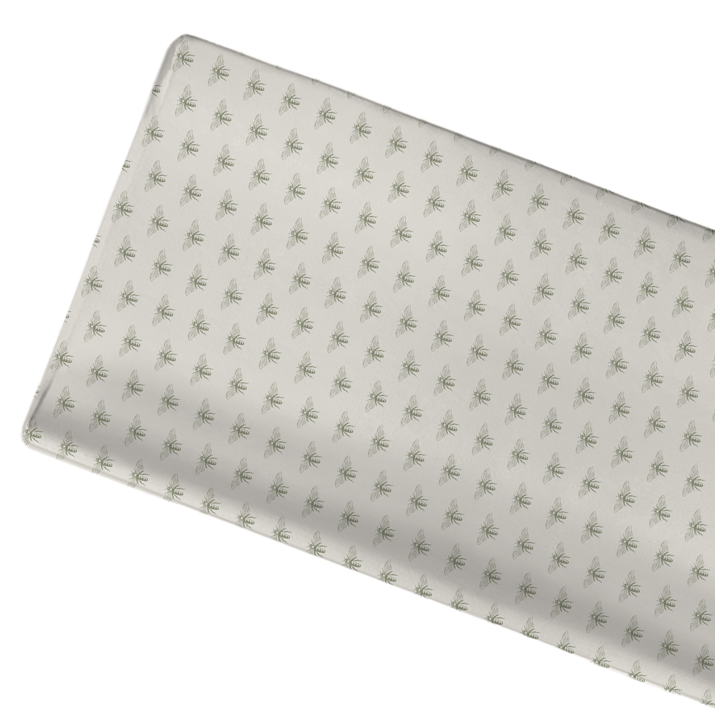 Jersey Knit Polyester Changing Pad Cover In Buzzy Bees