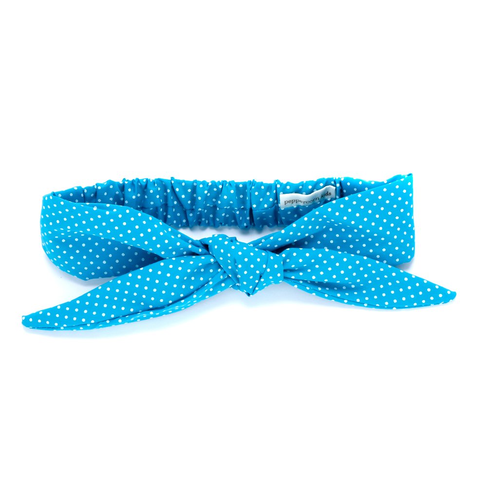 Little Girls Bow Stretchy Headwrap - Stylish, Fashionable Hairband For Girls Up To Age 8