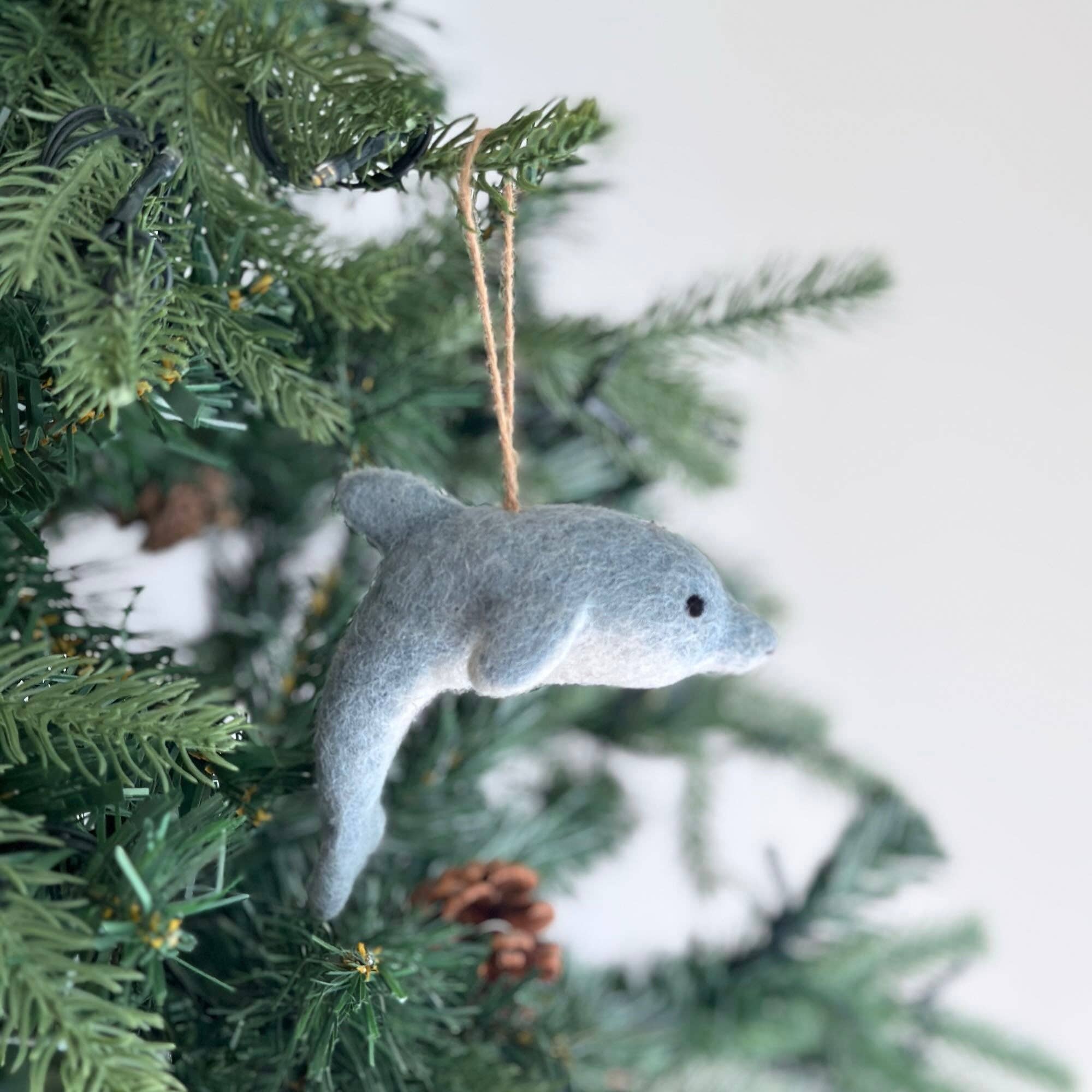 Felt Ornament - Dolphin