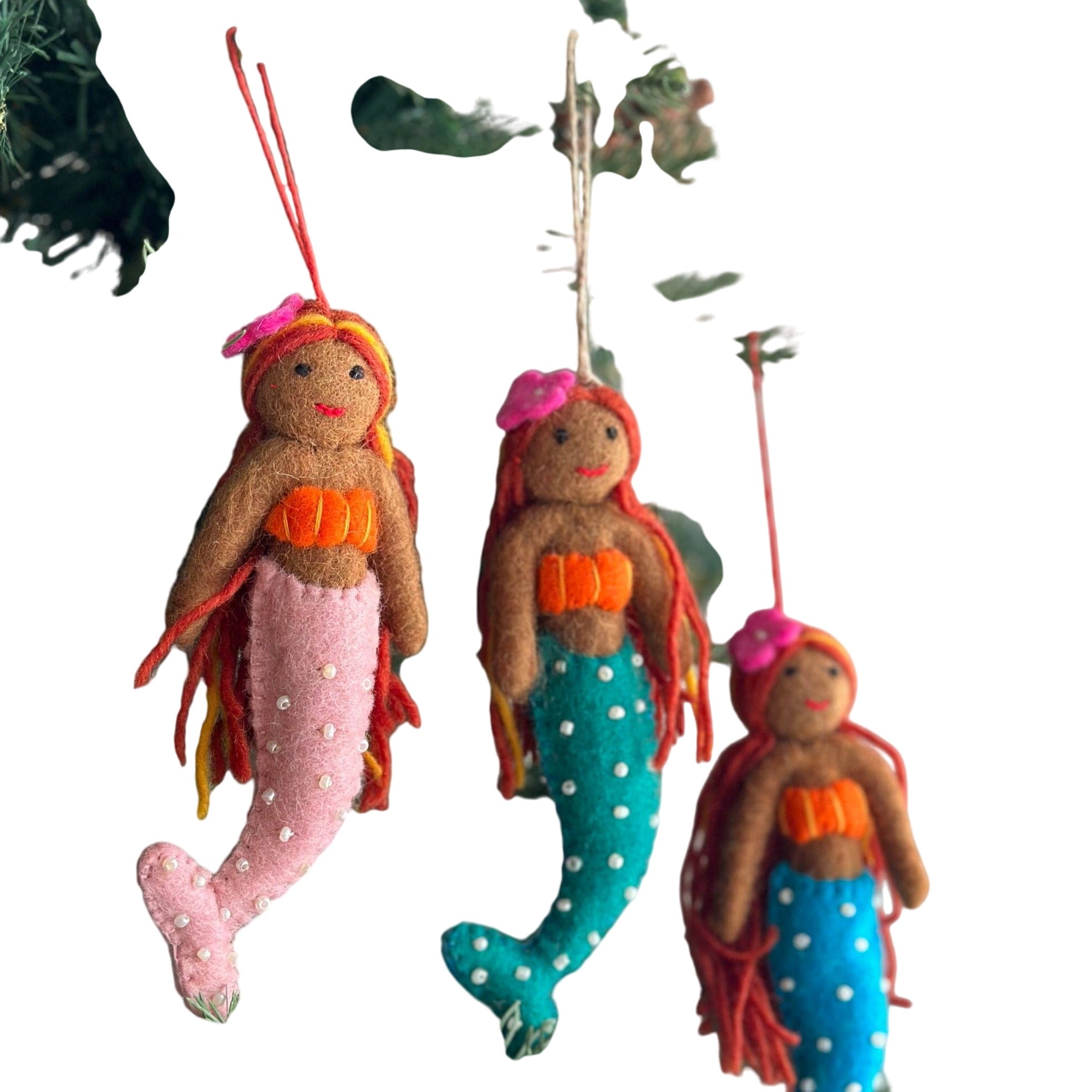 Felt Ornament - Assorted Mermaid