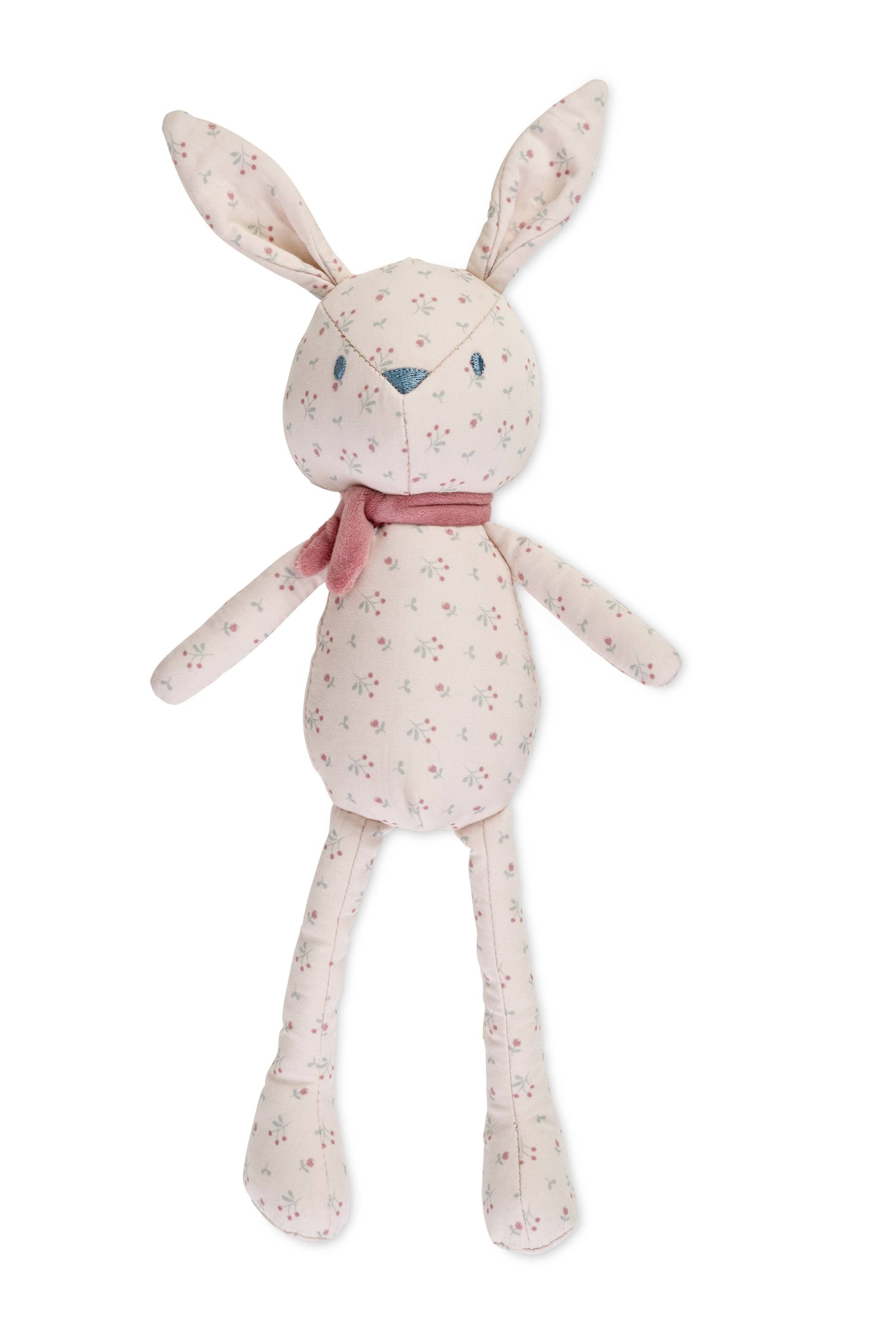 “Cotton Bunnies” Rag Doll - Dusty Pink