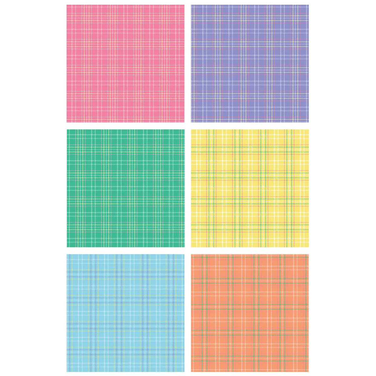 Spring Plaids 6x6 Paper Pack Everett Rd. By Cathe Holden