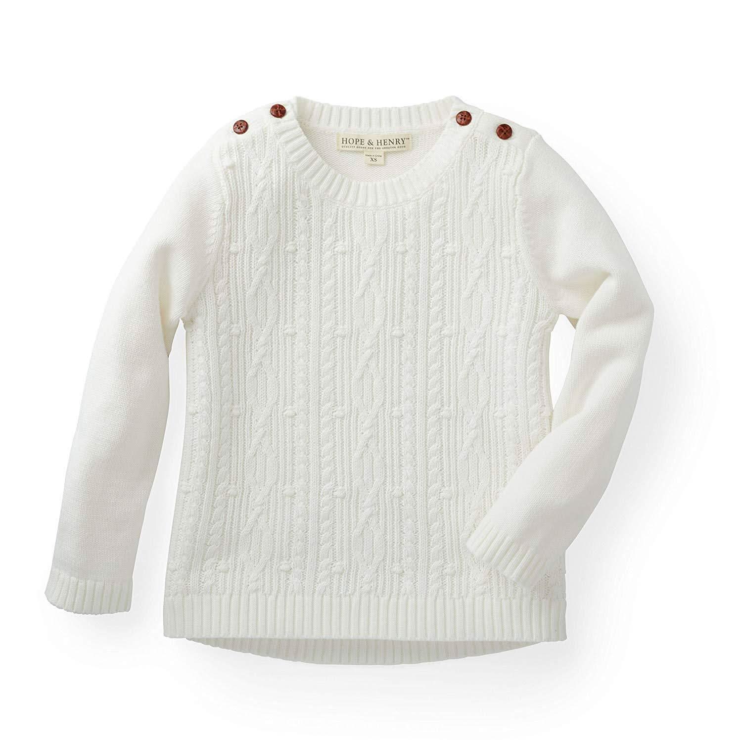 Cable Button Sweater