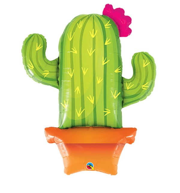Cactus Foil Balloon – 39" Fiesta Party Decor