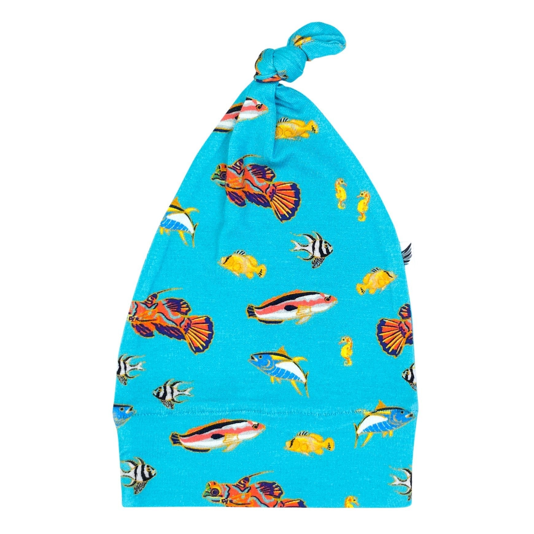 Calypso Fish Knotted Hat (0-3m)