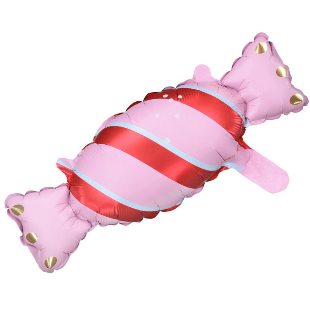 Pink Spiral Candy Balloons