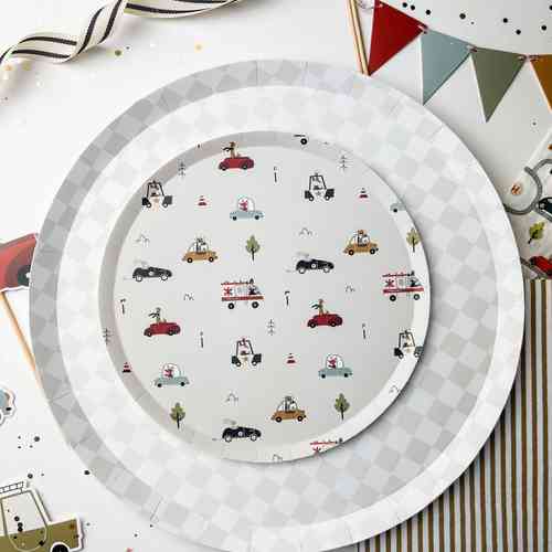 Car Small Plate (set Of 8)