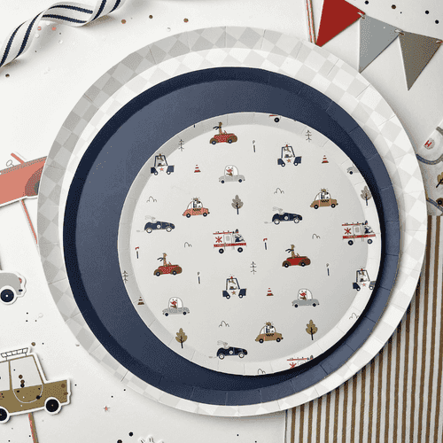 Car Small Plate (set Of 8)