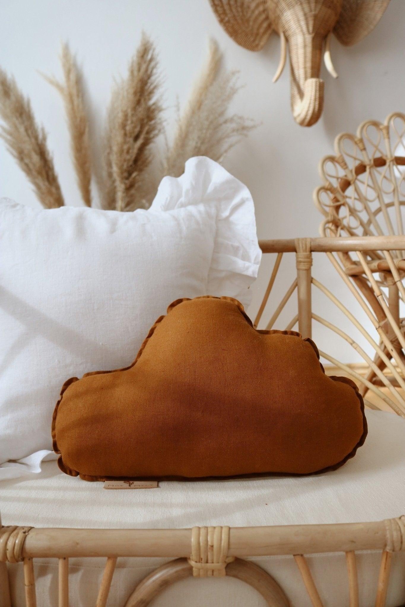 Linen Caramel Cloud Pillow