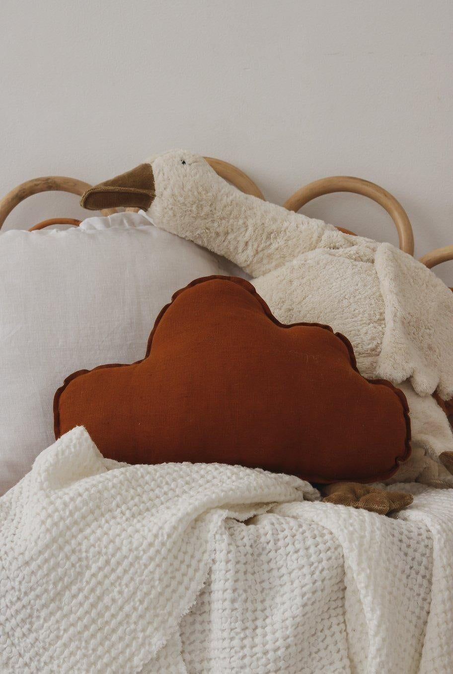 Linen Caramel Cloud Pillow