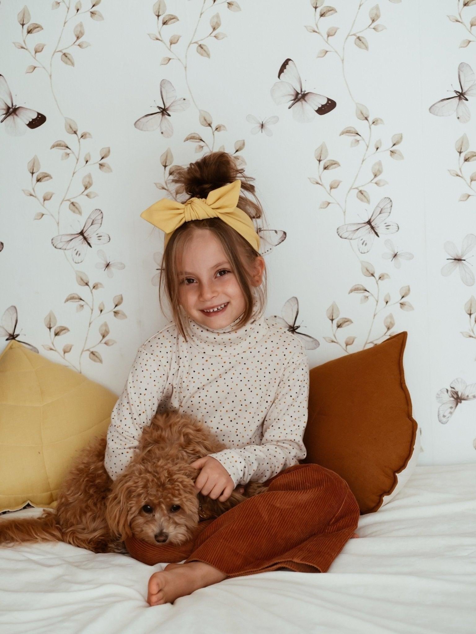 Linen Caramel Leaf Pillow