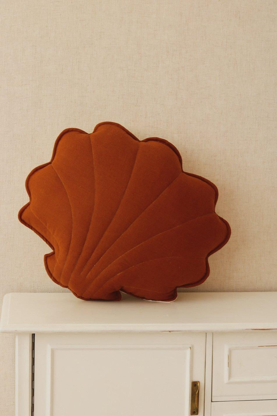 Linen Caramel Shell Pillow