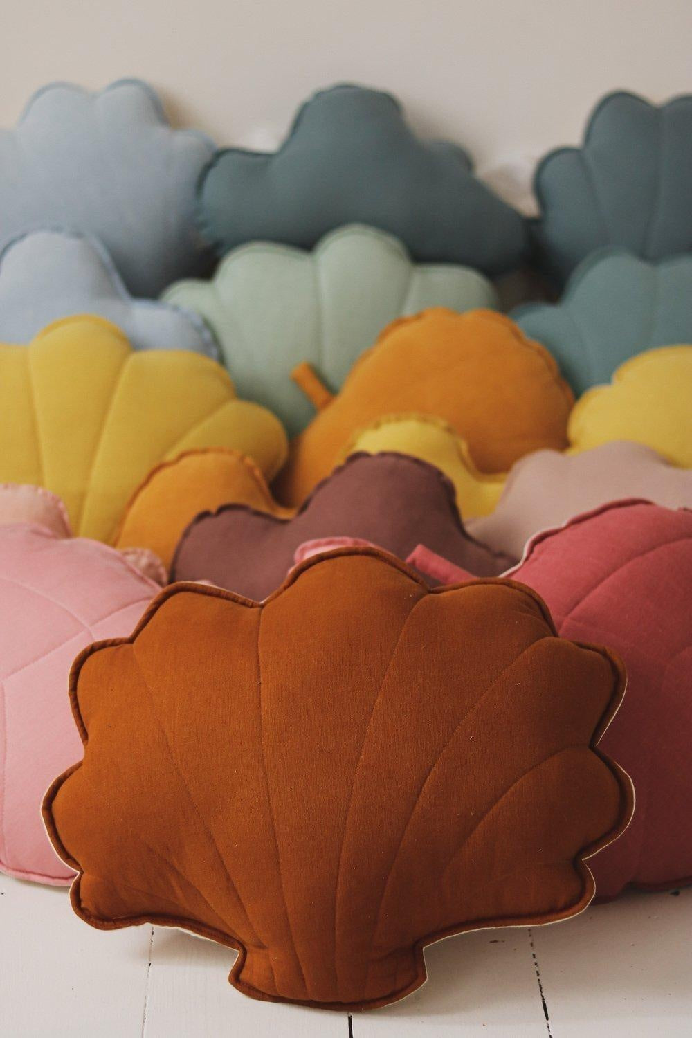 Linen Caramel Shell Pillow