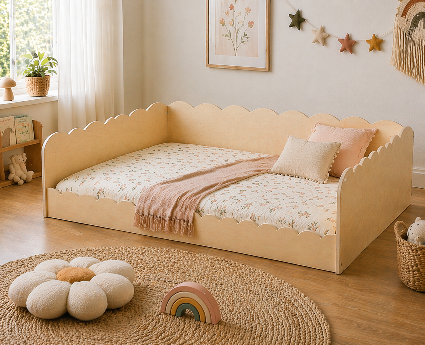 Carlie- Scalloped Bed