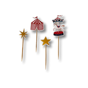 Carnival Cupcake Toppers (set Of 8)