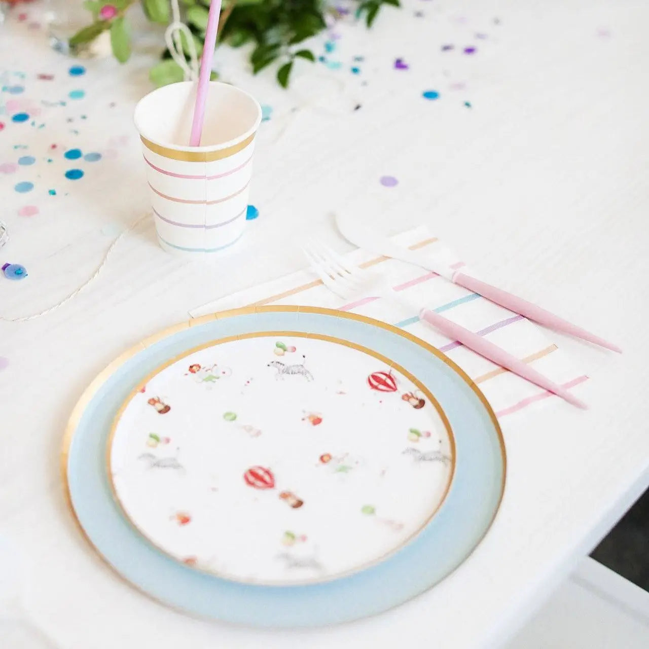 Carnival Small Plate (set Of 8)
