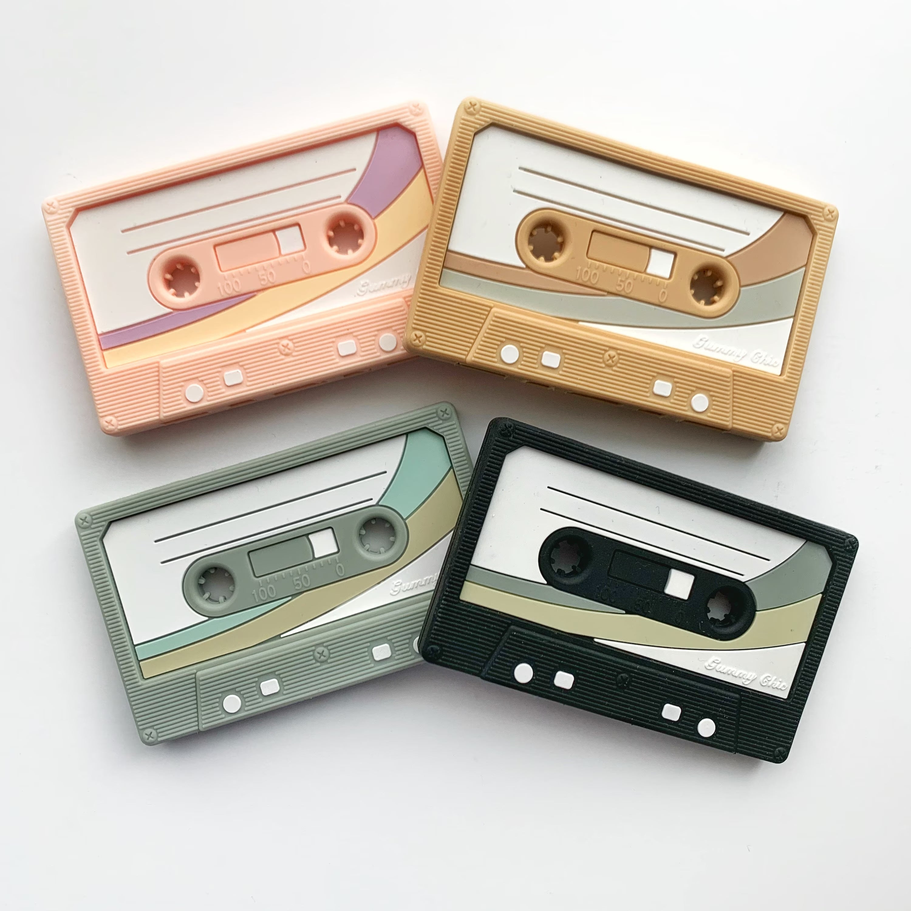 Bestseller Cassette Tape Teether - Fun Sensory Chew Pendant For Kids -