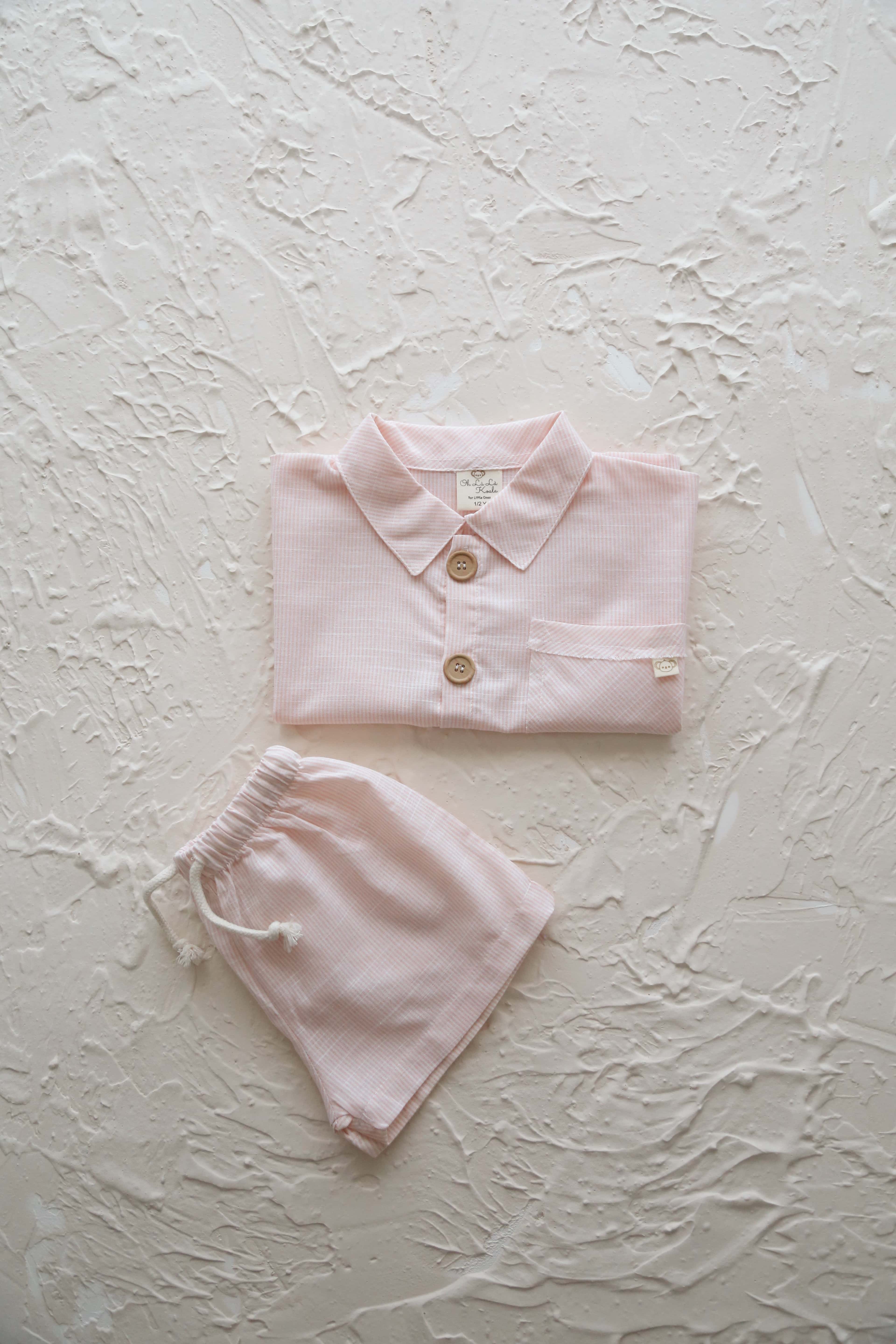 Boy Shirt-short Set
