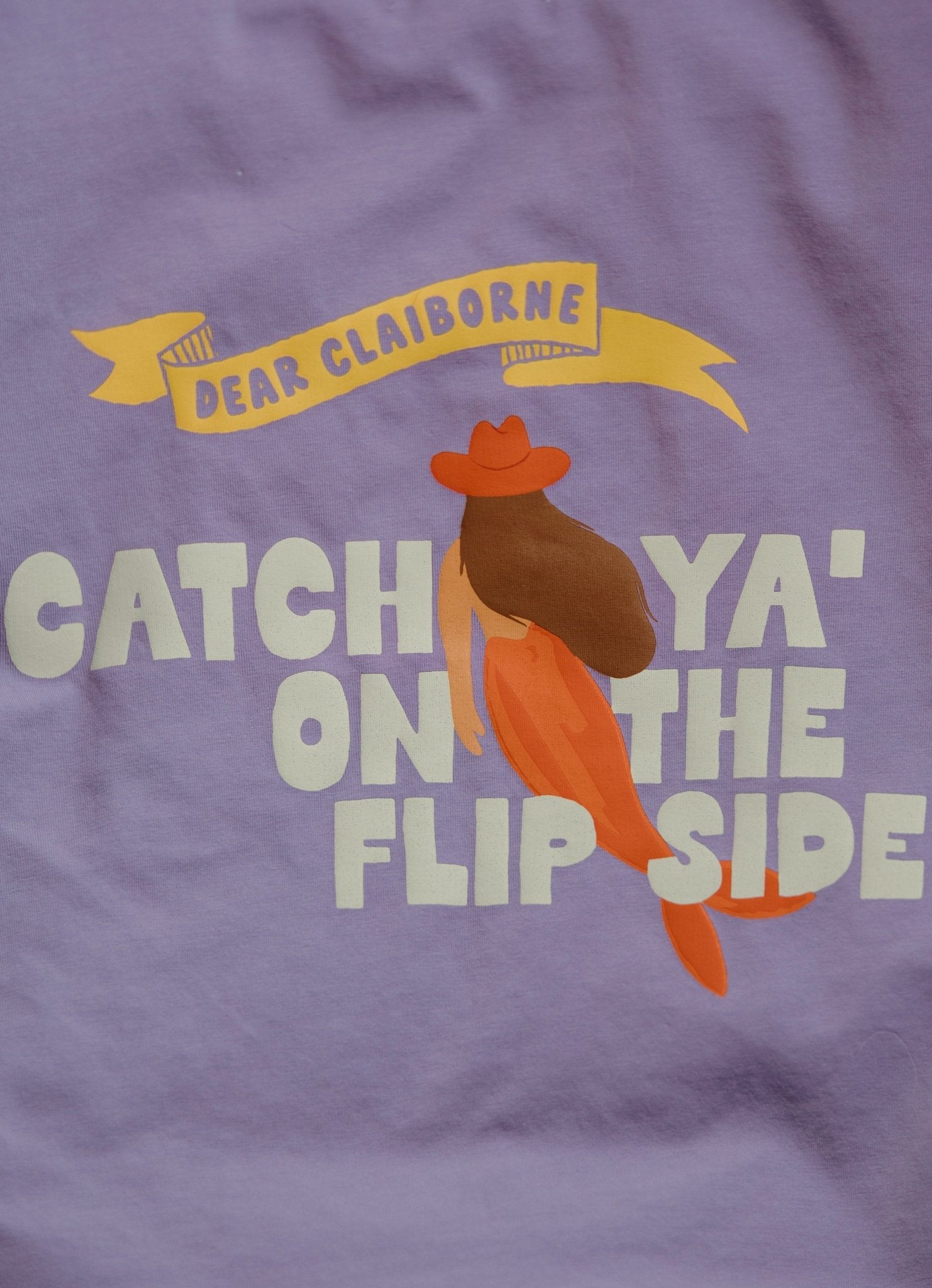 Catch You On The Flip Side Long Sleeve Tee – Mermaid Graphic