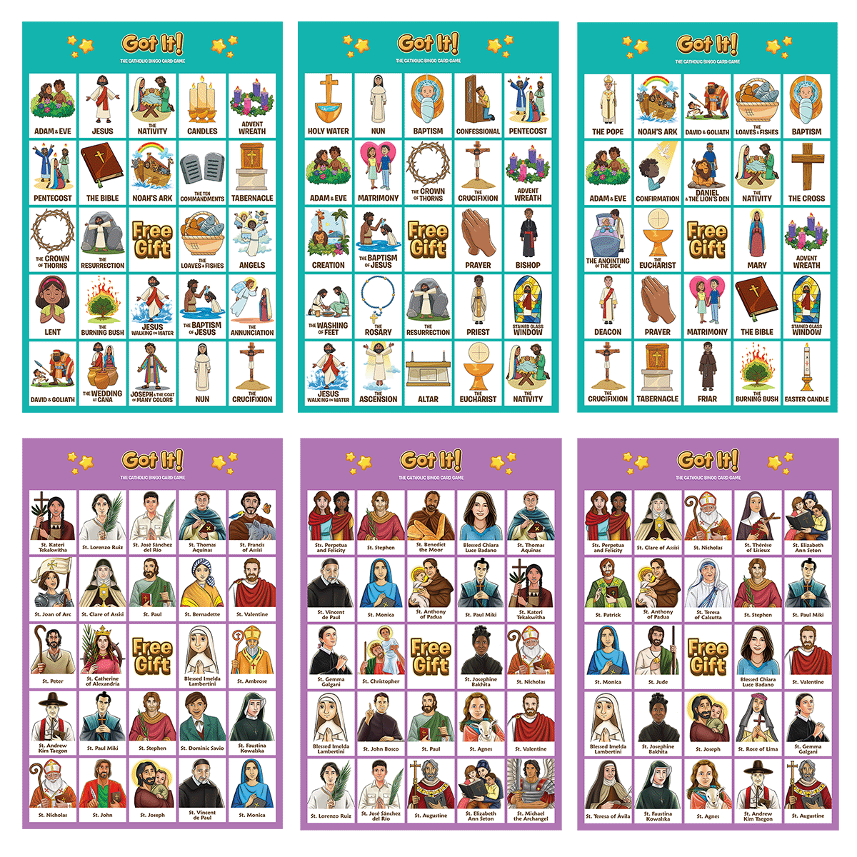 Got It! The Catholic Bingo Game - 2 Games In One!