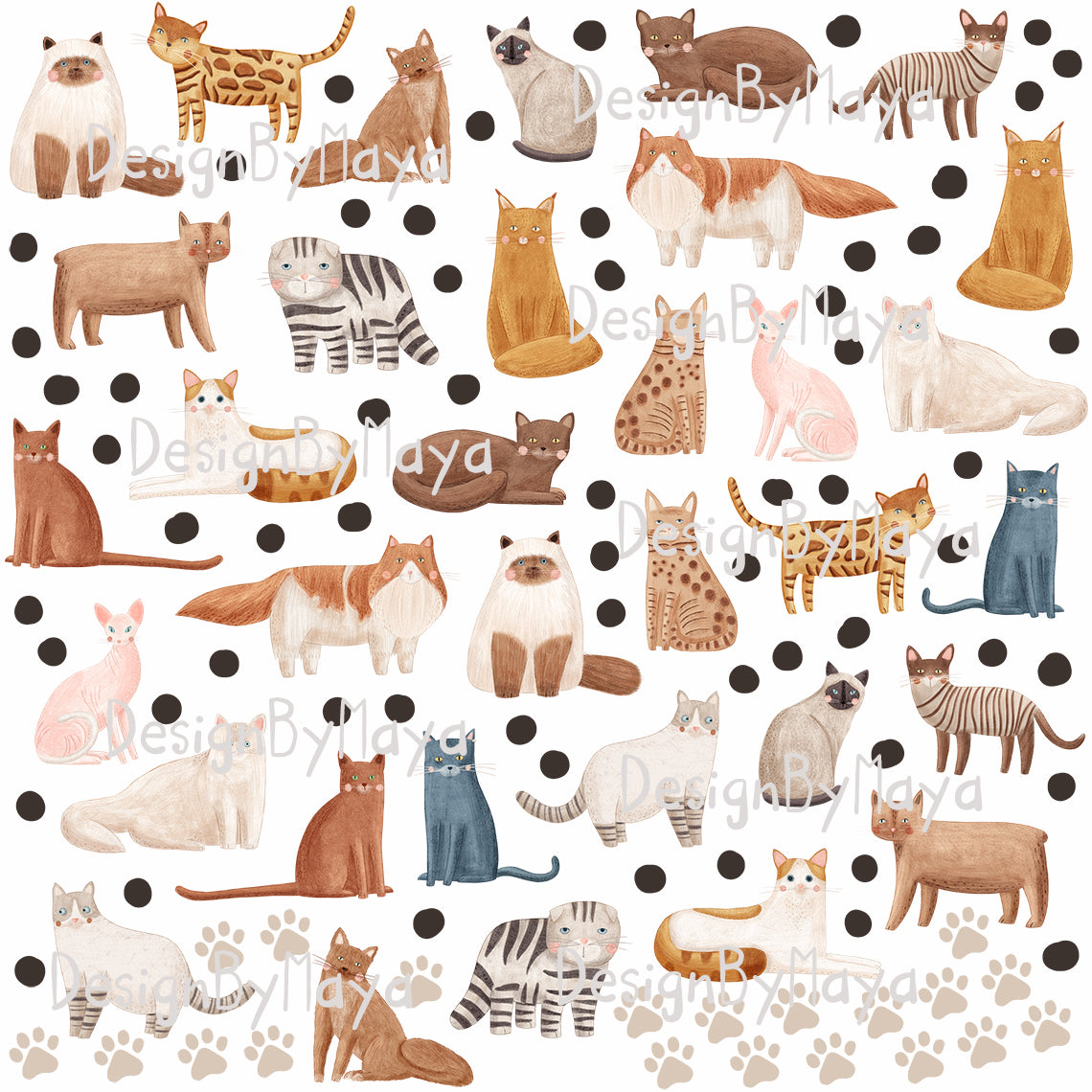 Cats & Dogs Decals - Fabric Nursery Wall Art Decals