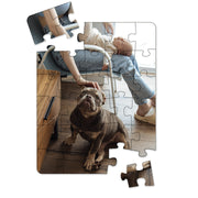Personalized Pet Photo Puzzle, Portrait / Vertical – 30 Pieces
