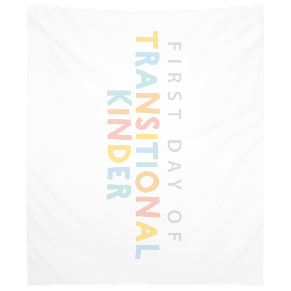 First Day Of Tk Tapestry, First Day Of School Banner