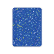Name Toss Personalized Blanket – Blue, Sherpa