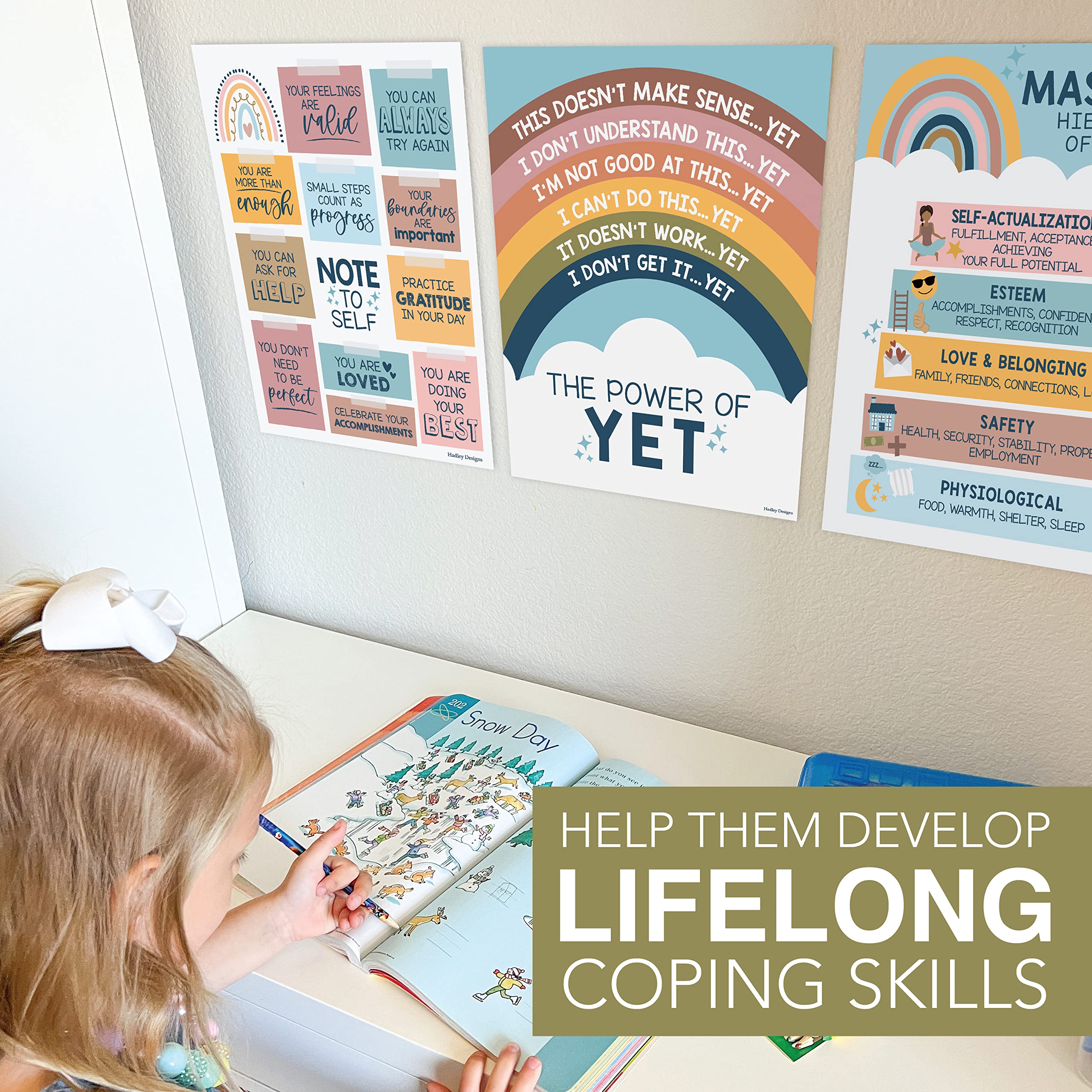 Mental Health Kit: Boho 9 Poster Pack