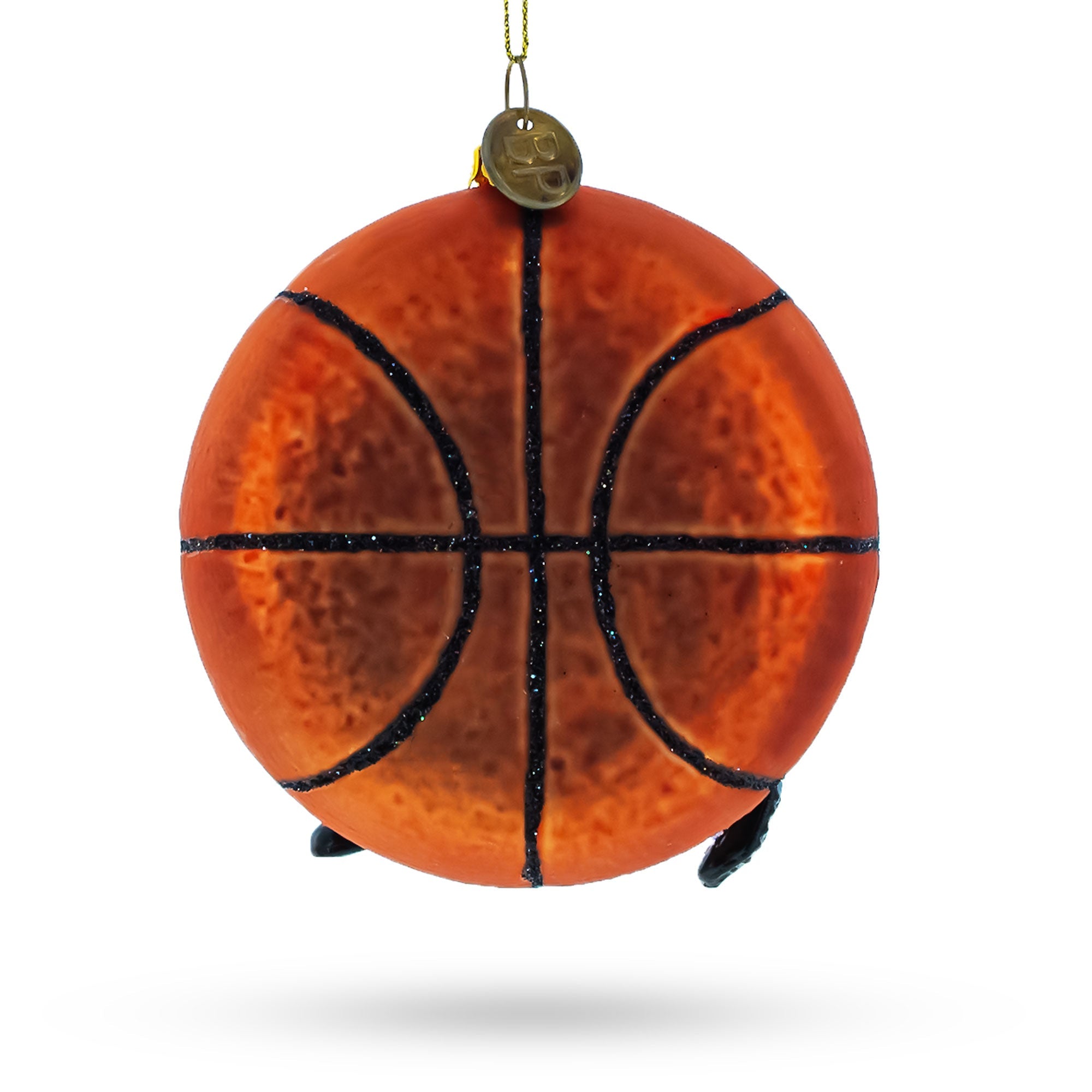 Slam Dunk Basketball Player - Blown Glass Christmas Ornament