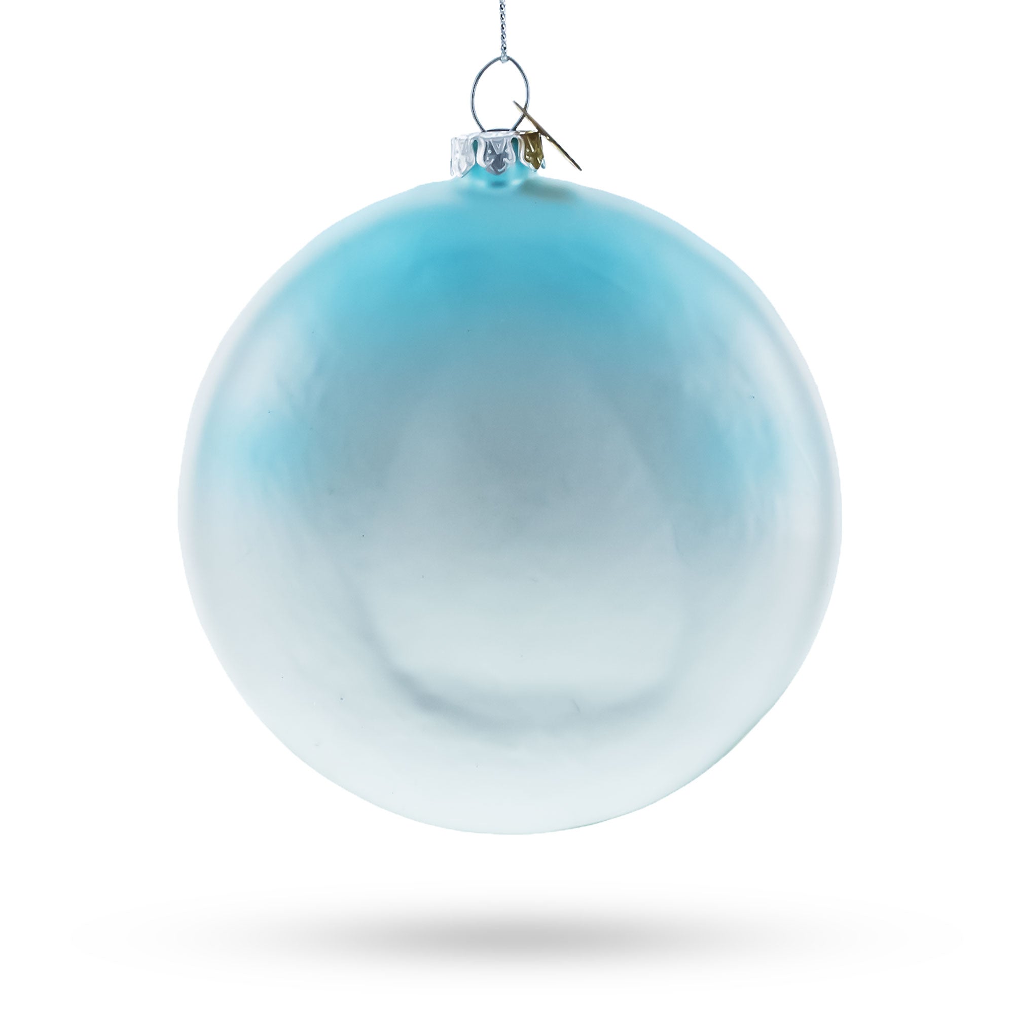 Loving Goose Couple - Blown Glass Christmas Ornament