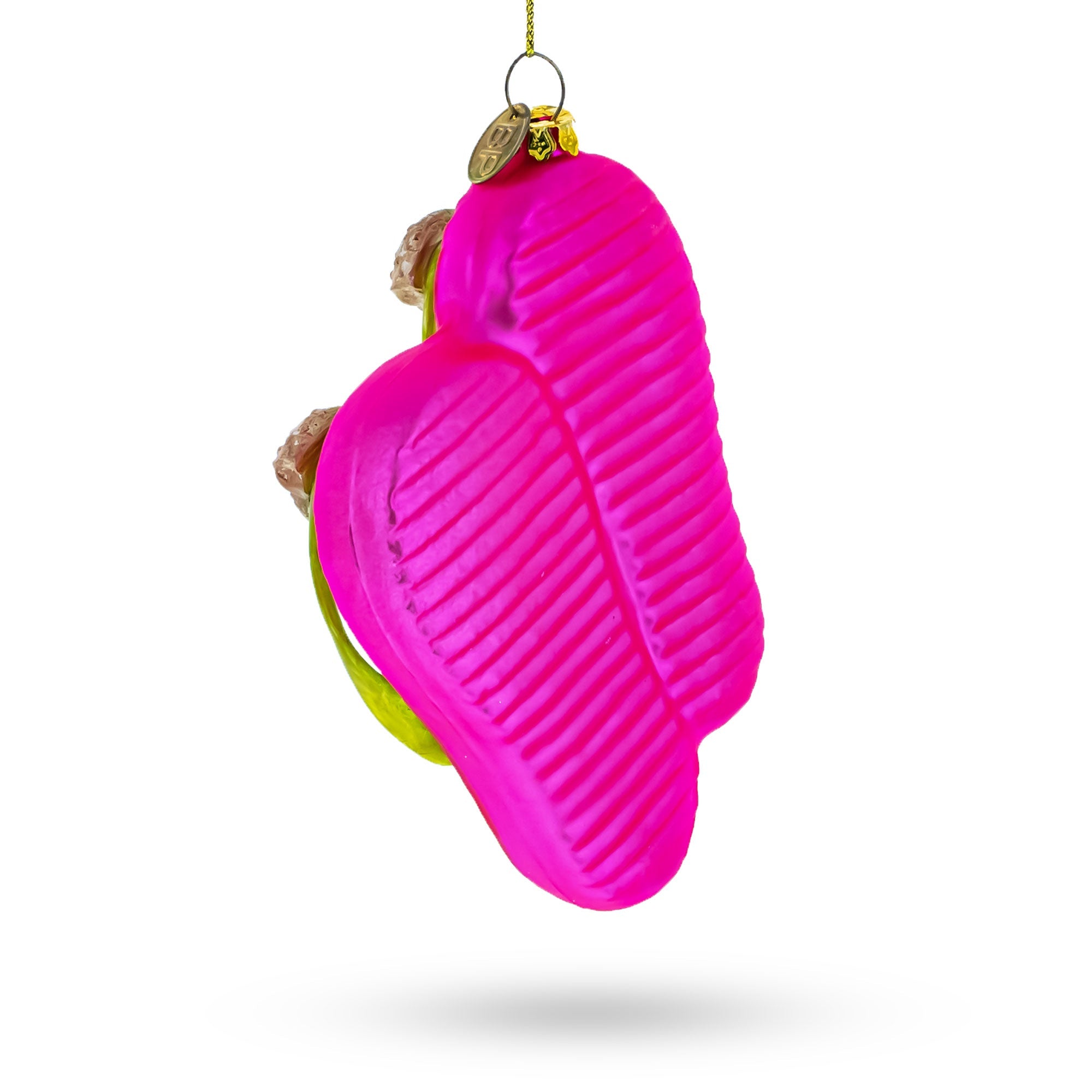 Pretty Pink Flip Flops Slippers - Blown Glass Christmas Ornament