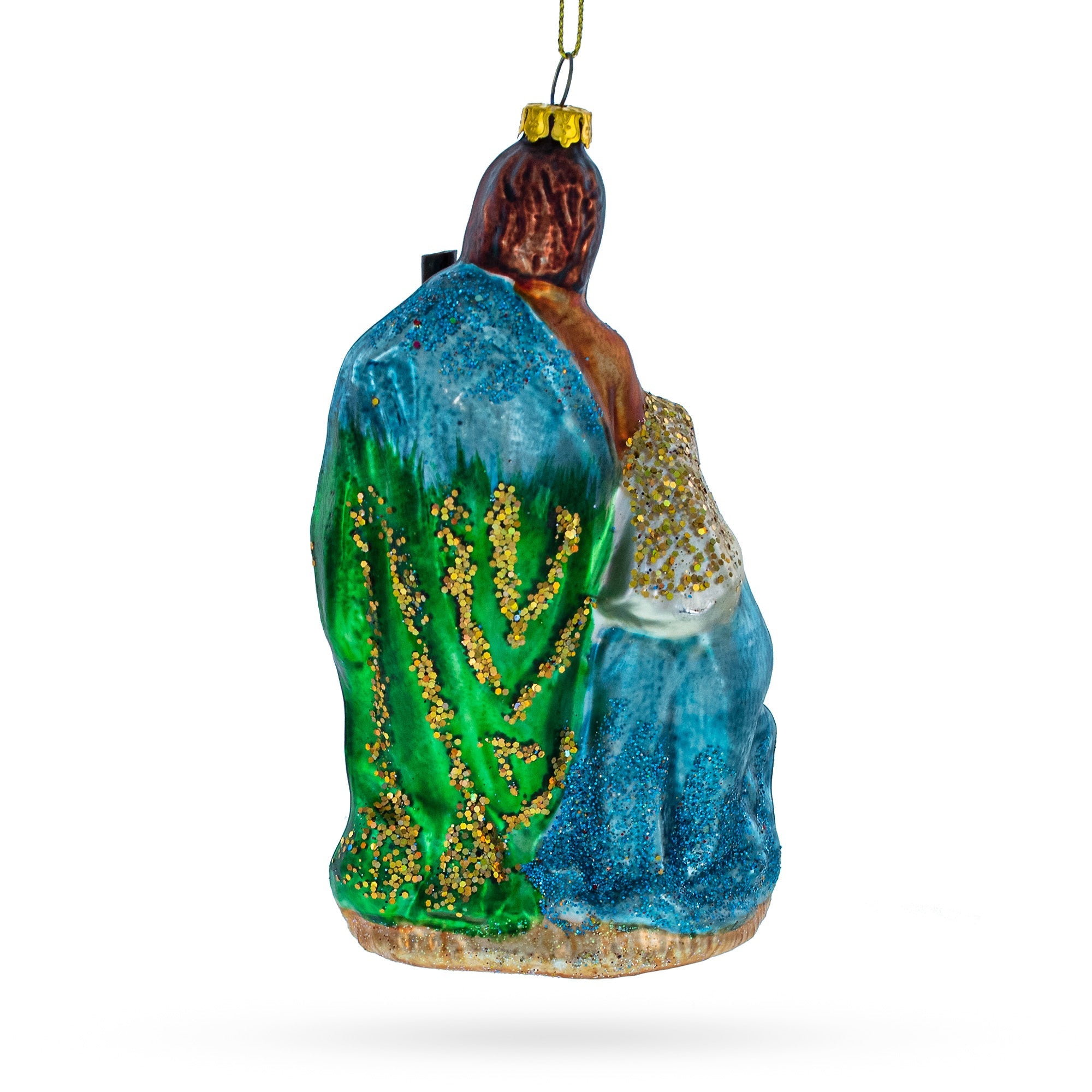 Sacred Holy Family - Miraculous Blown Glass Christmas Ornament