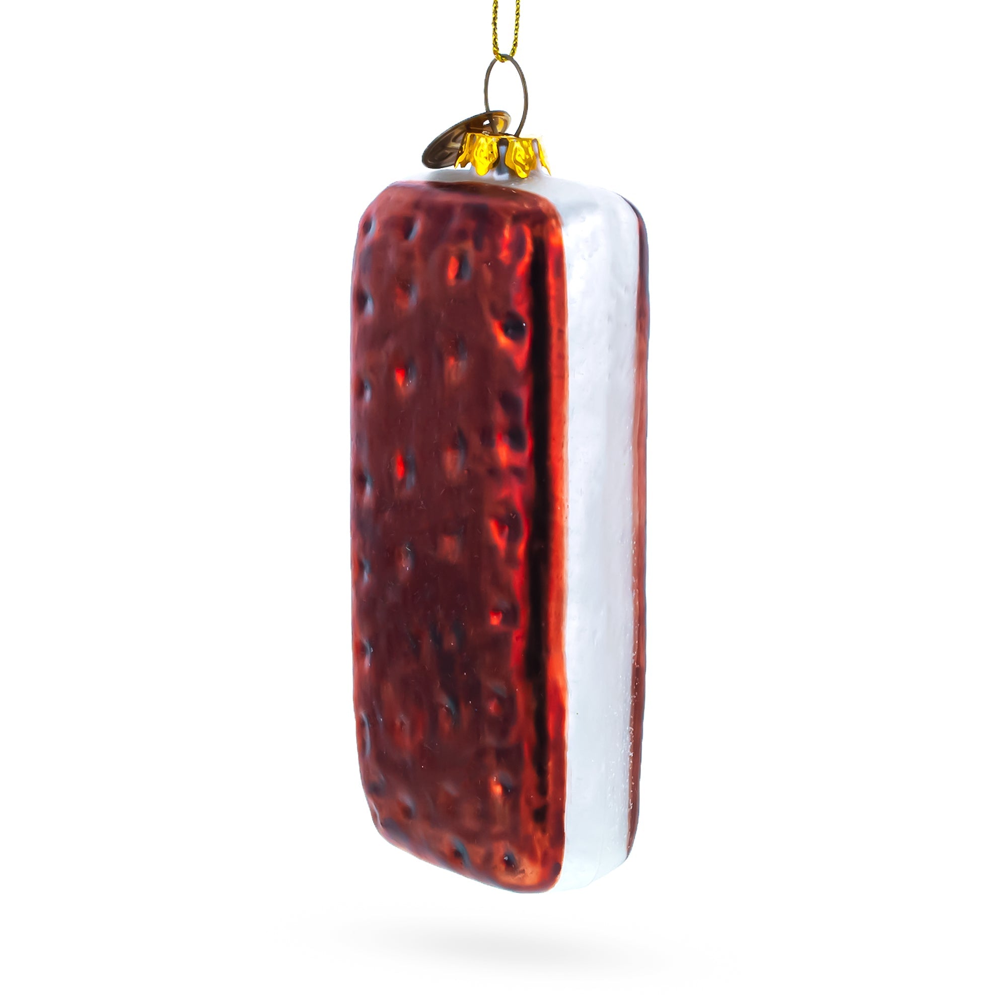 Delicious Biscuit Cookie - Blown Glass Christmas Ornament