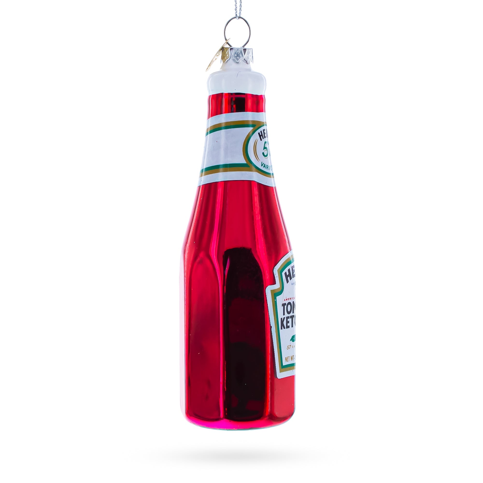 Ketchup Bottle - Blown Glass Christmas Ornament