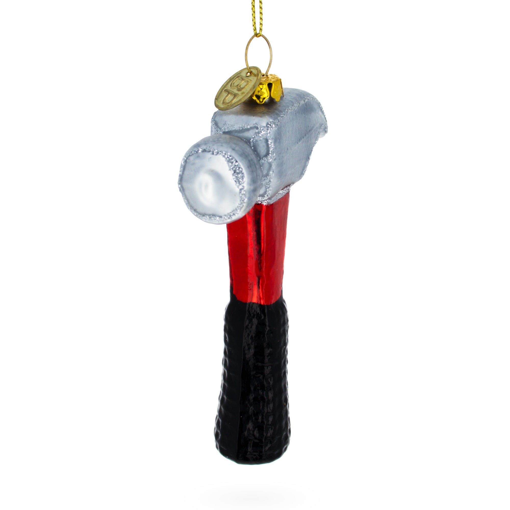 Rugged Hammer - Blown Glass Christmas Ornament