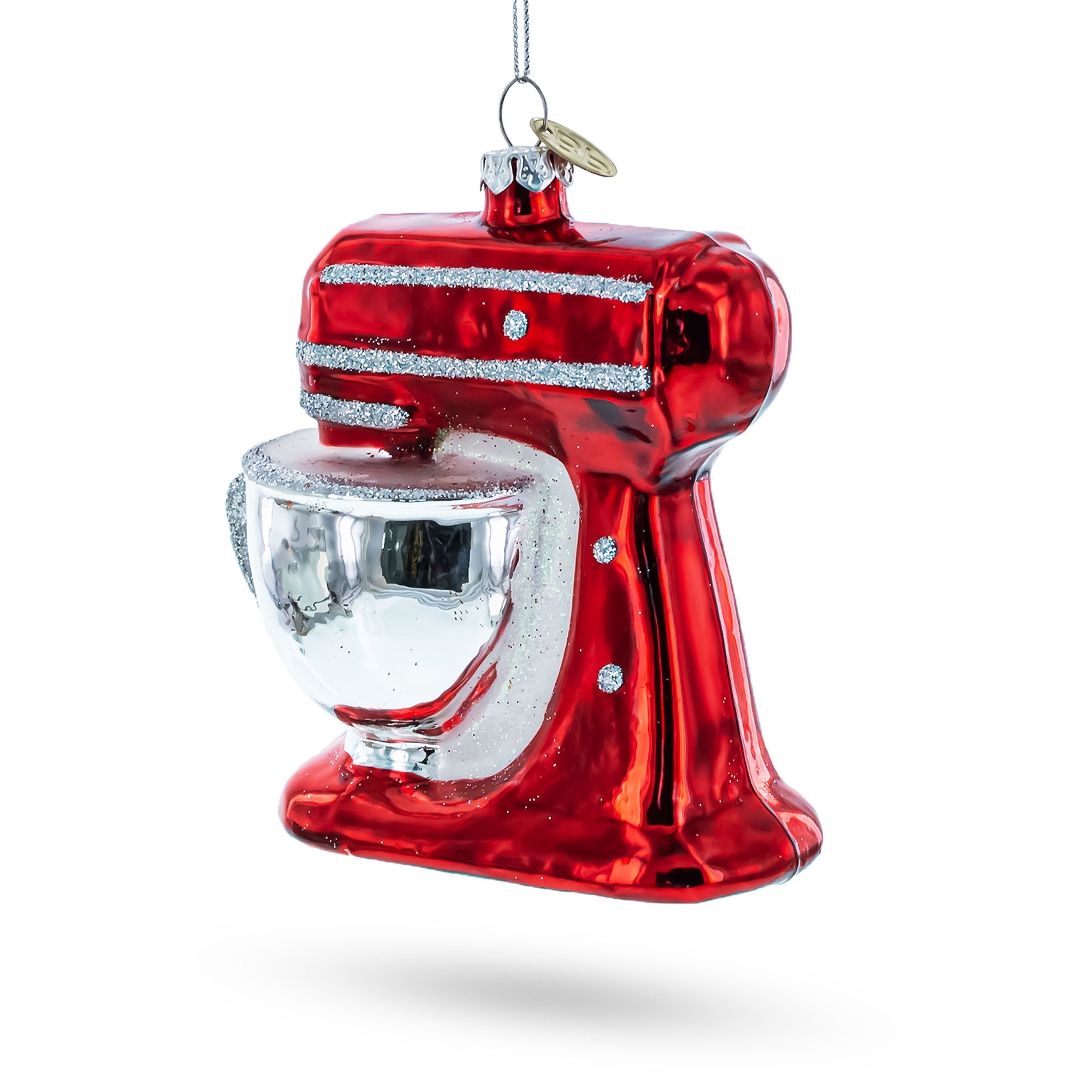 Retro Stand Kitchen Mixer - Blown Glass Christmas Ornament