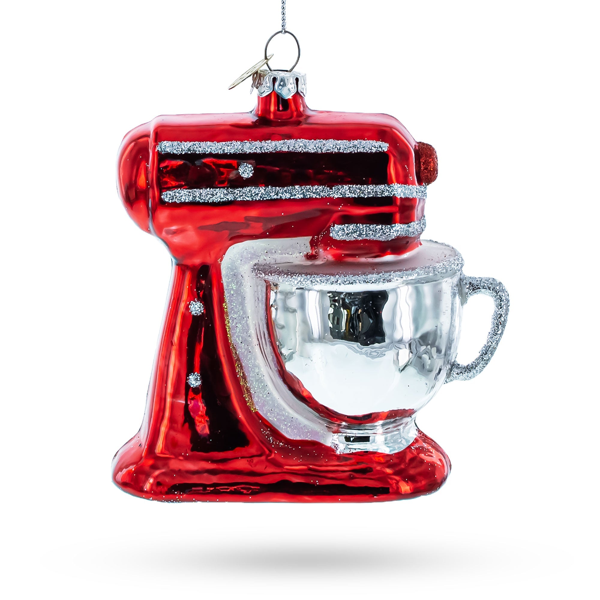 Retro Stand Kitchen Mixer - Blown Glass Christmas Ornament