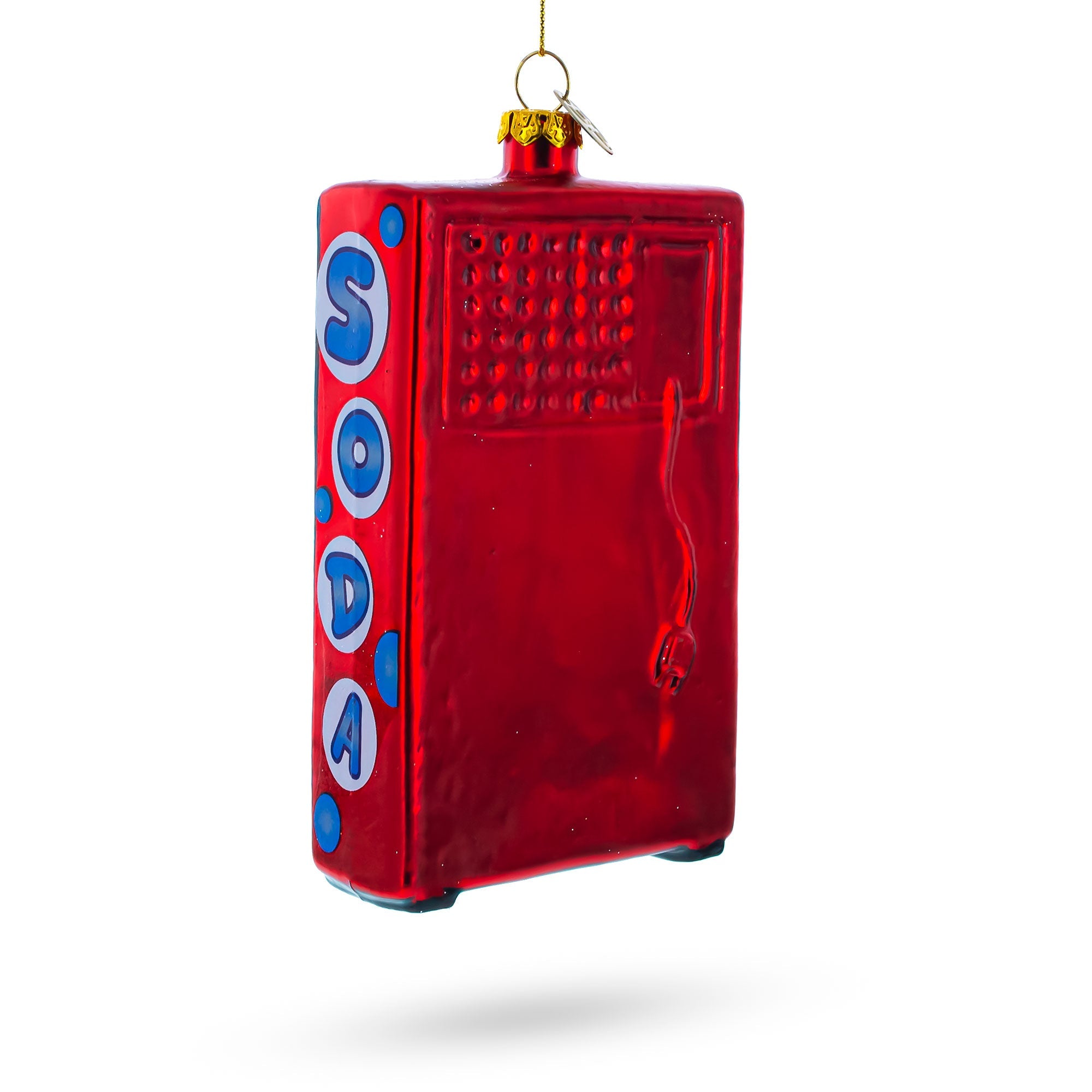 Quirky Soda Vending Machine - Blown Glass Christmas Ornament