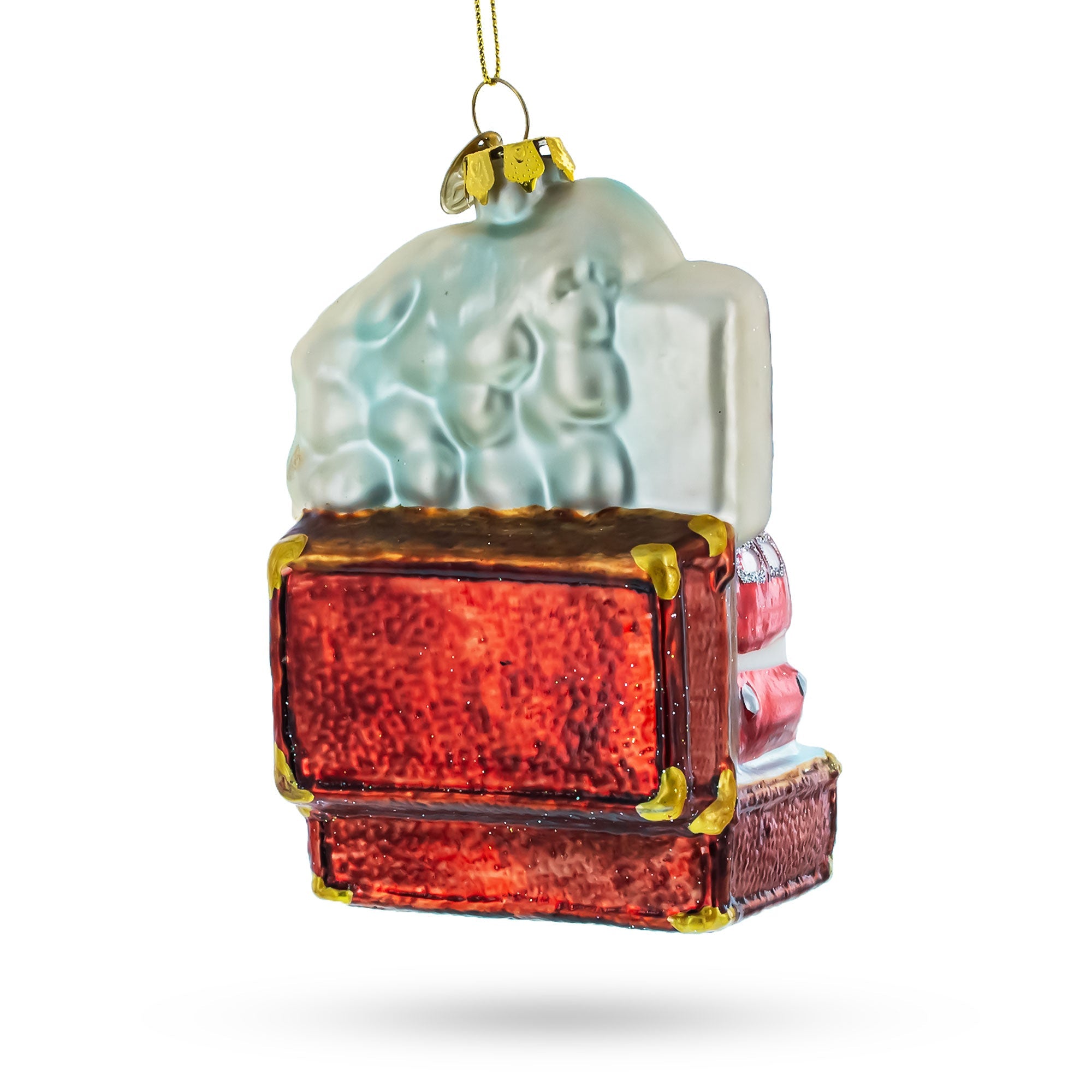 Landmarks In London, United Kingdom - Blown Glass Christmas Ornament