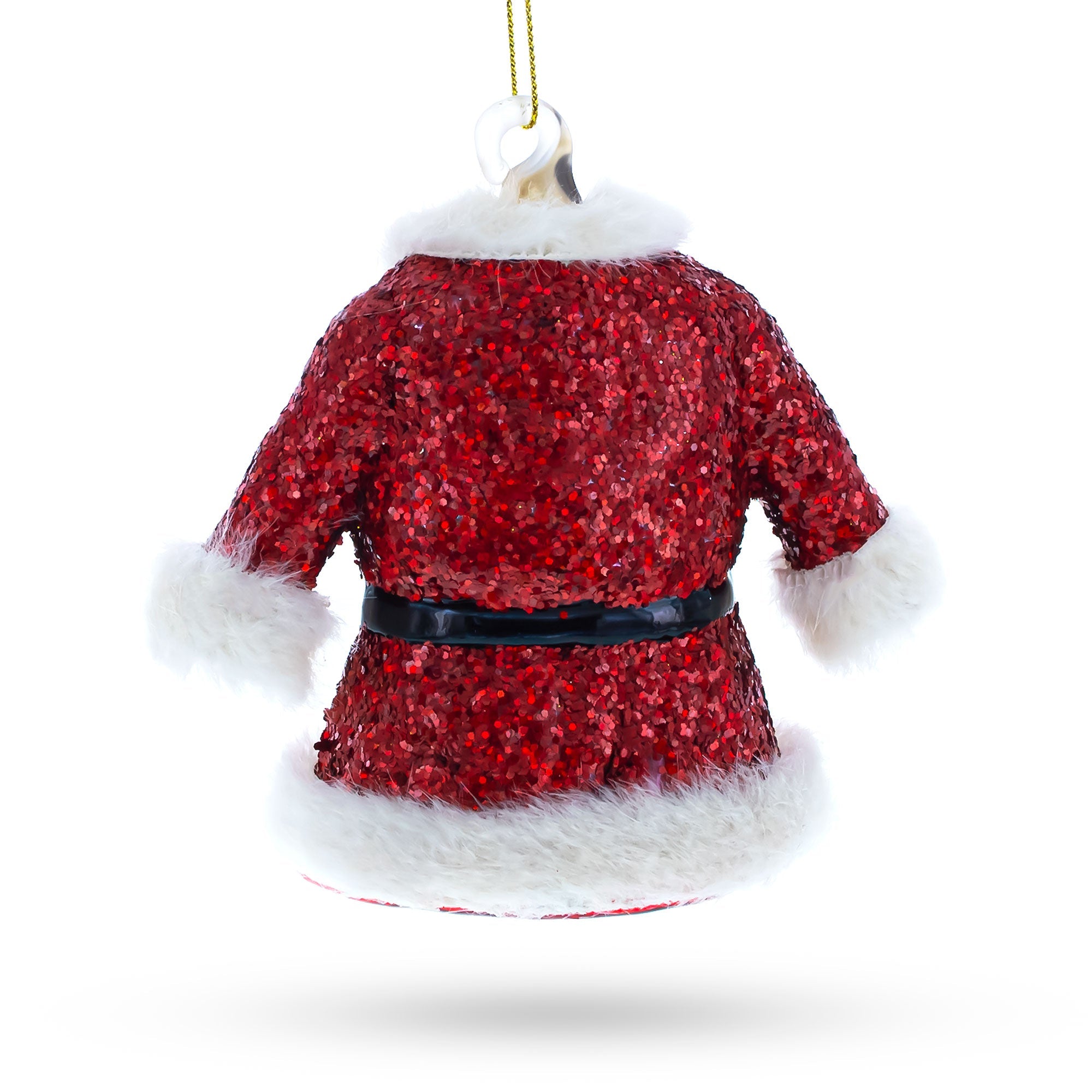 Classic Santa Coat - Blown Glass Christmas Ornament