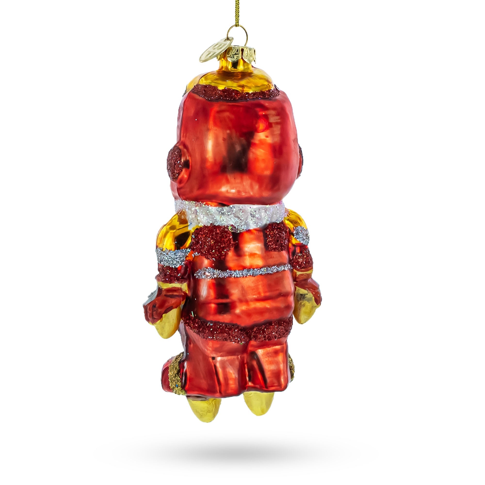 Aviator Pilot - Handcrafted Blown Glass Christmas Ornament