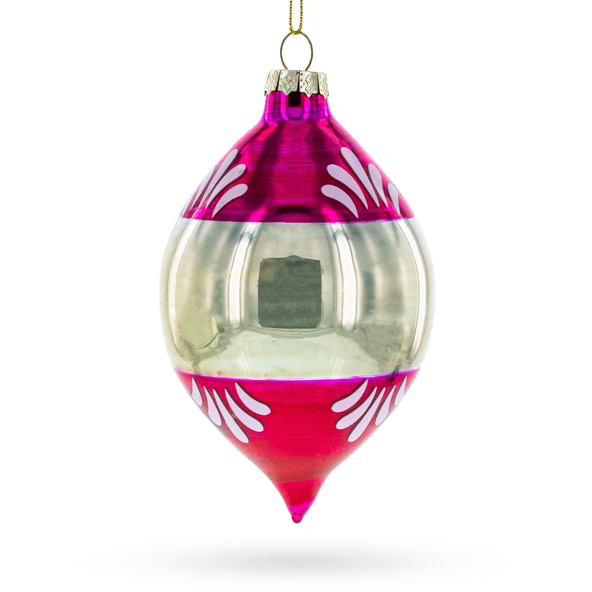 Vintage Tinsel - Retro-inspired Blown Glass Christmas Ornament