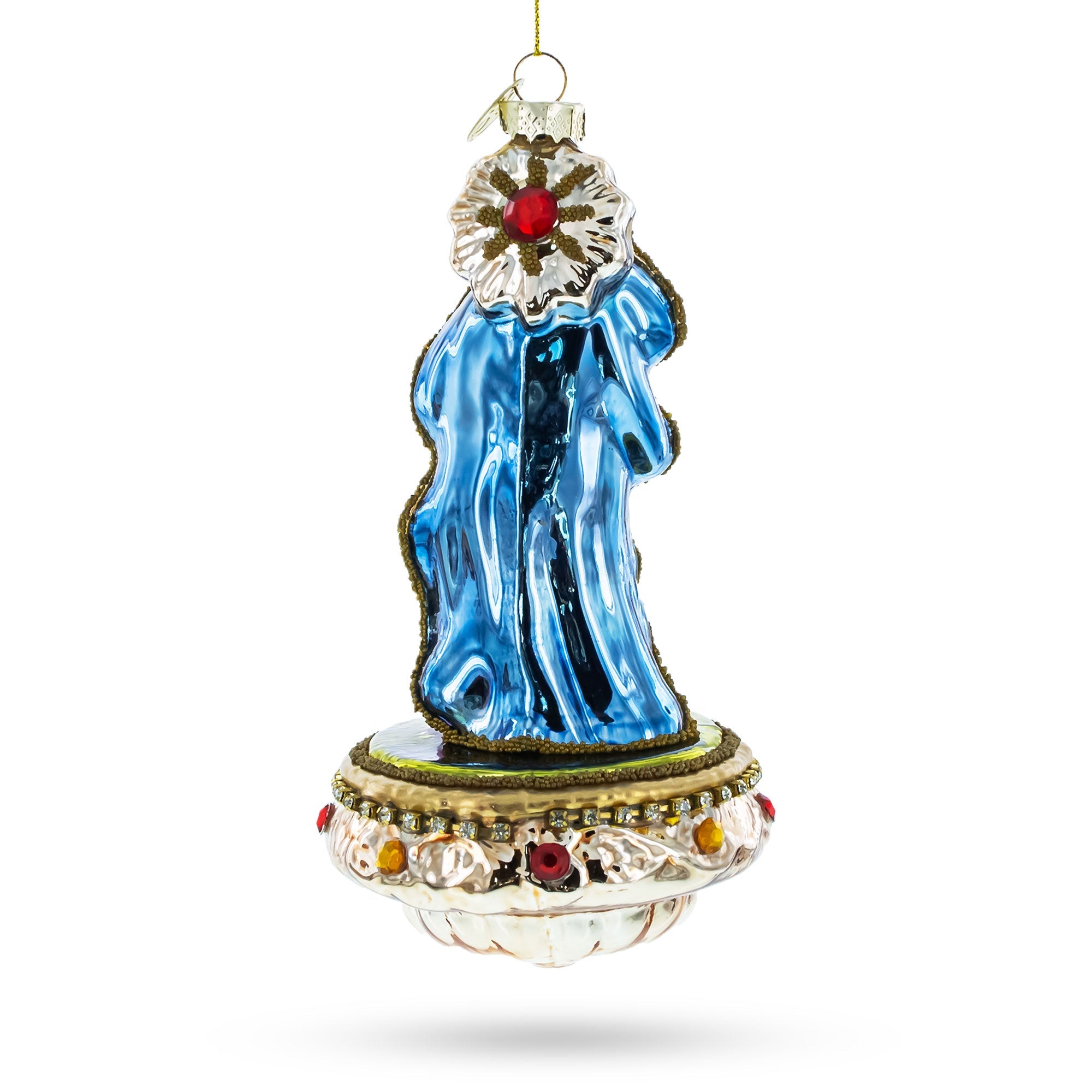 Nativity Scene - Sacred Blown Glass Christmas Ornament