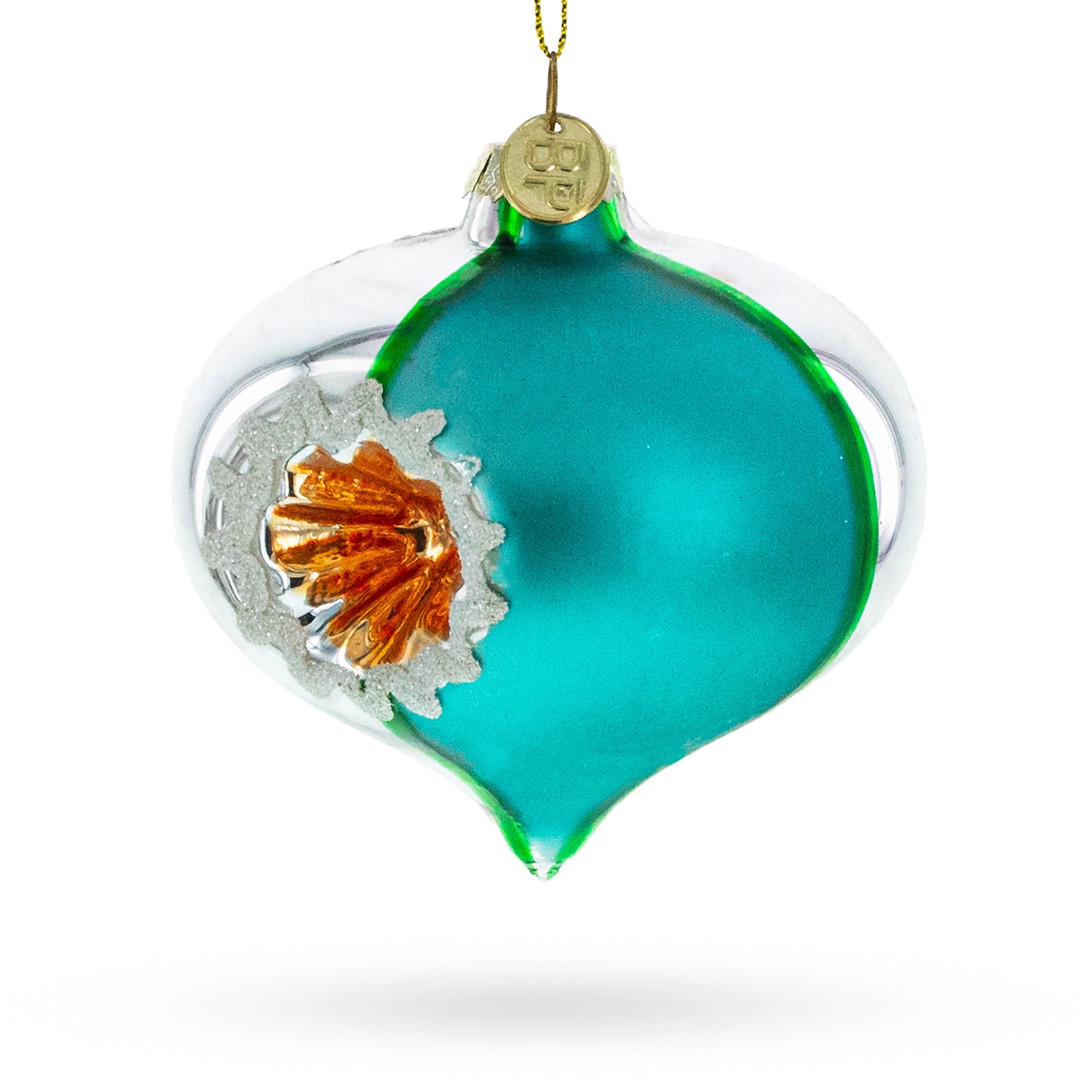 Retro Red Onion - Vintage-inspired Blown Glass Christmas Ornament