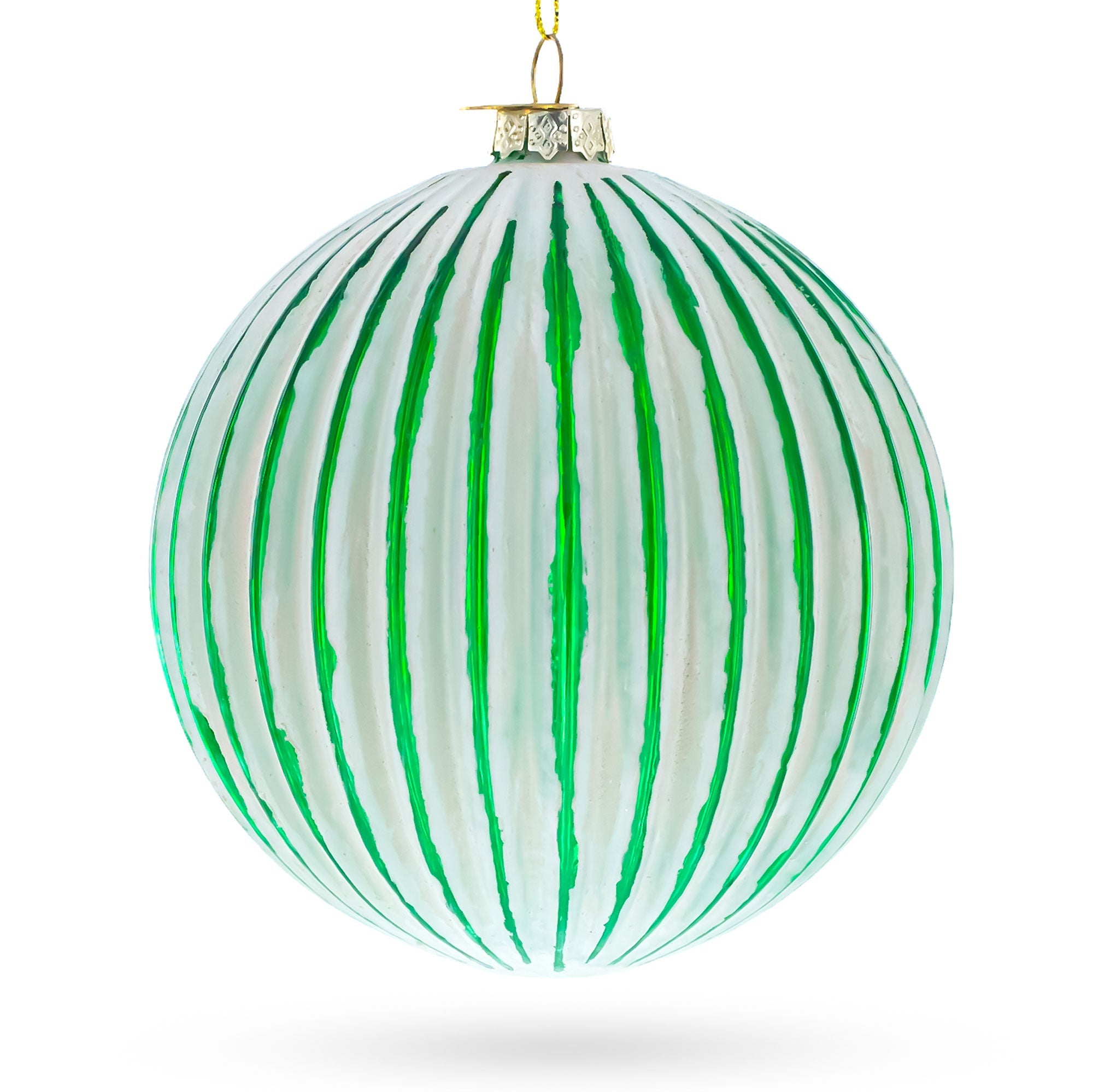 Pinyin Oil-paper Umbrella Blown Glass Christmas Ornament