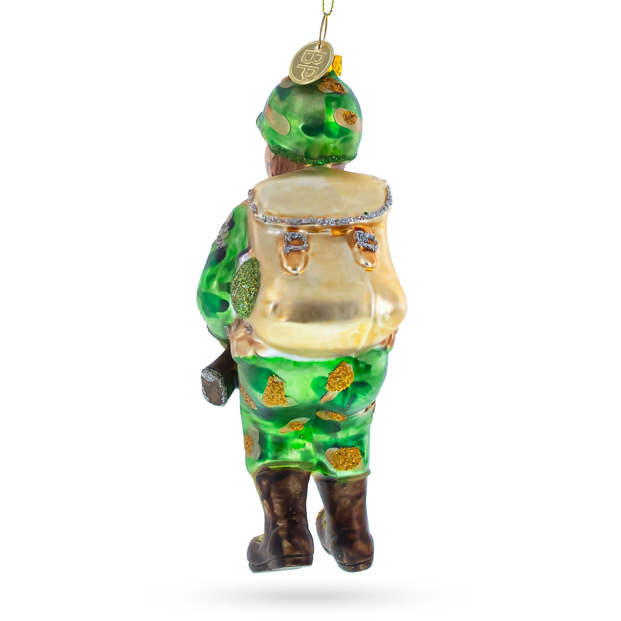 Soldier Blown Glass Christmas Ornament