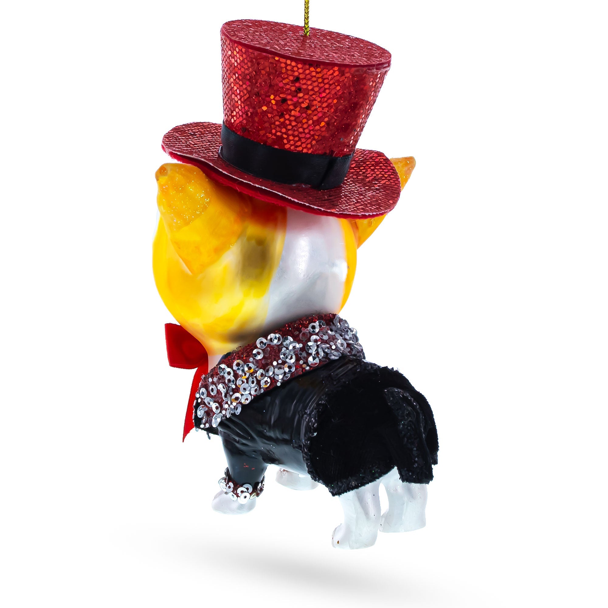 Delightful Chihuahua - Blown Glass Christmas Ornament